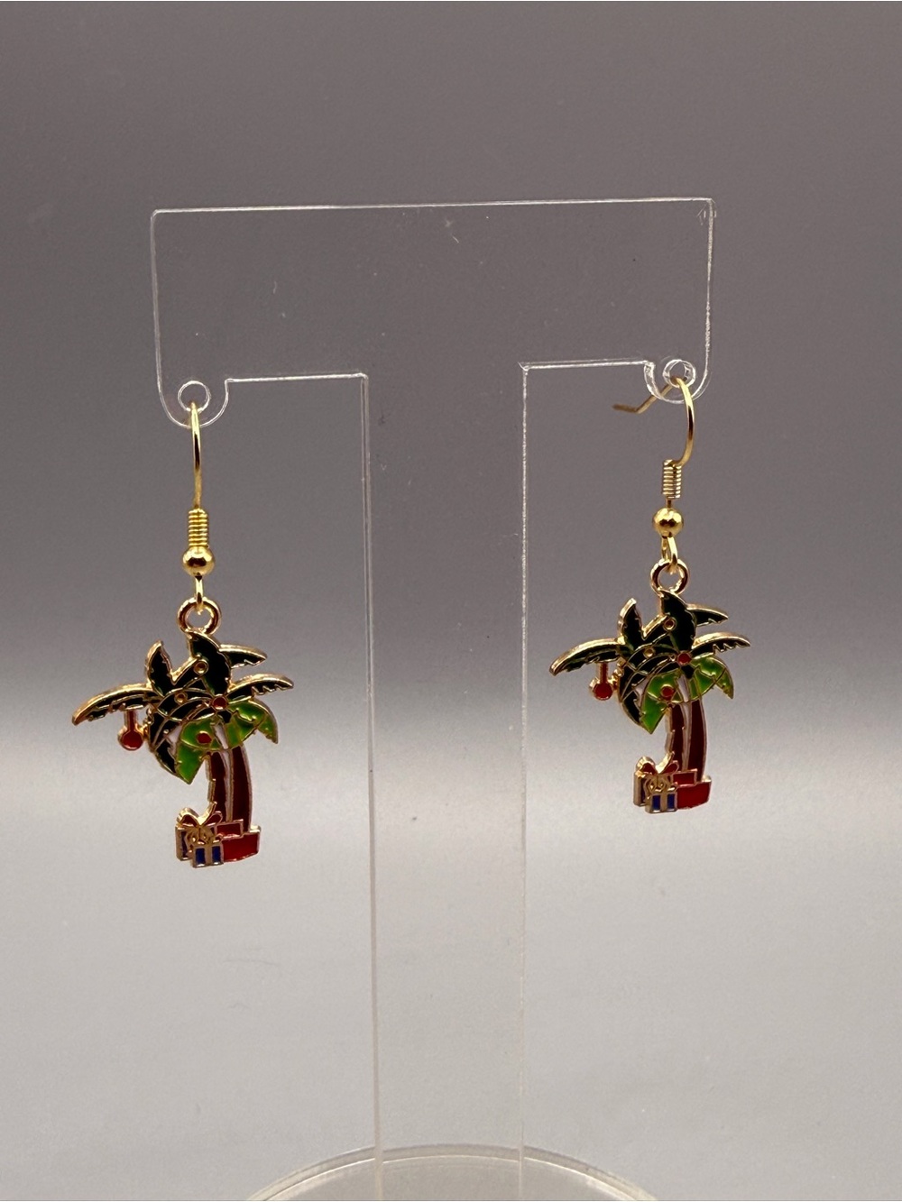 Christmas in July Earrings - Handmade #E0545C